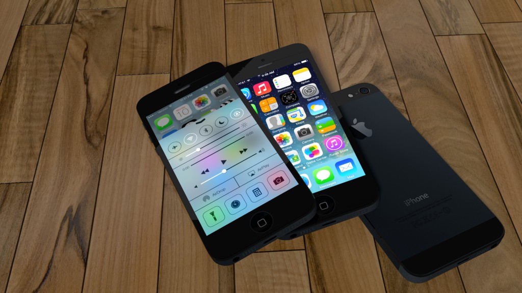 iPhone 5 with ios 7 preview image 1